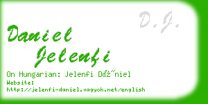 daniel jelenfi business card